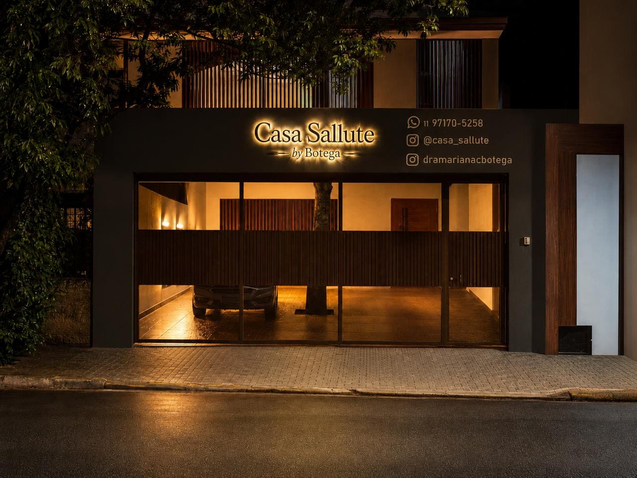 Fachada da Casa Sallute